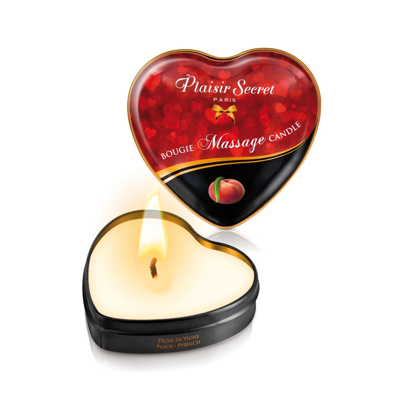Mini bougie de massage Pêche de vigne Mini bougie de massage Pêche de vigne